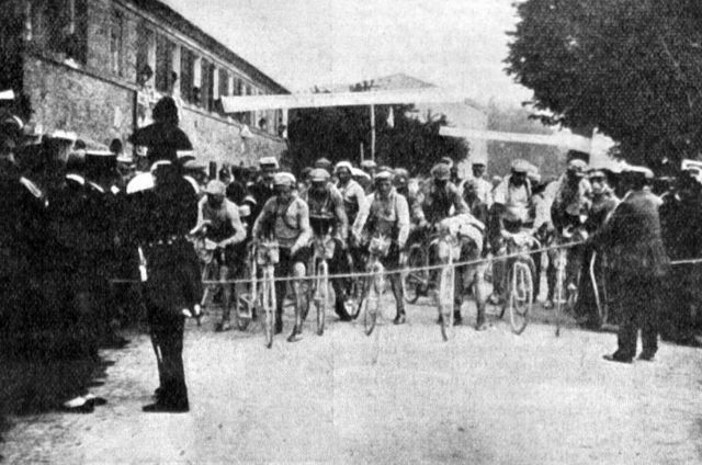 Partida del Giro 1909