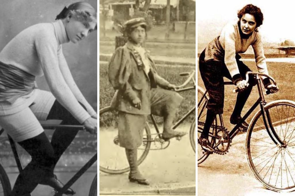 Anderson, Knox y Dutrieu, pioneras del ciclismo femenino