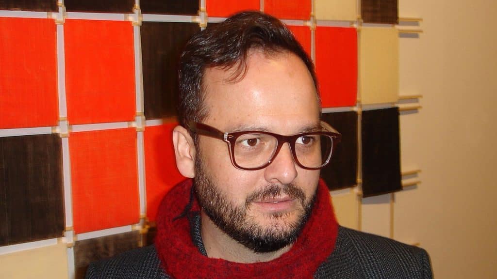Juan Cárdenas, escritor colombiano, retrato en primer plano