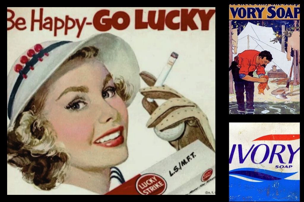 Las campañas de Edward Bernays más famosas fuero con Lucky Strike y Ivory