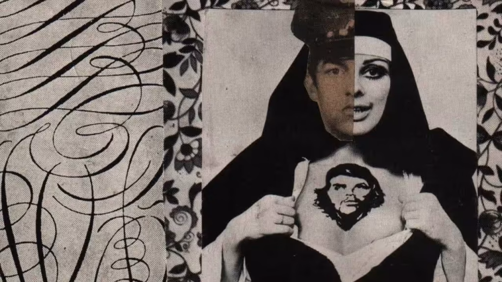 Afiche del documental Un tigre de papel, una de las películas colombianas del siglo XXI que retrata la figura de Pedro Manrique Figueroa, artista ficticio y símbolo político.