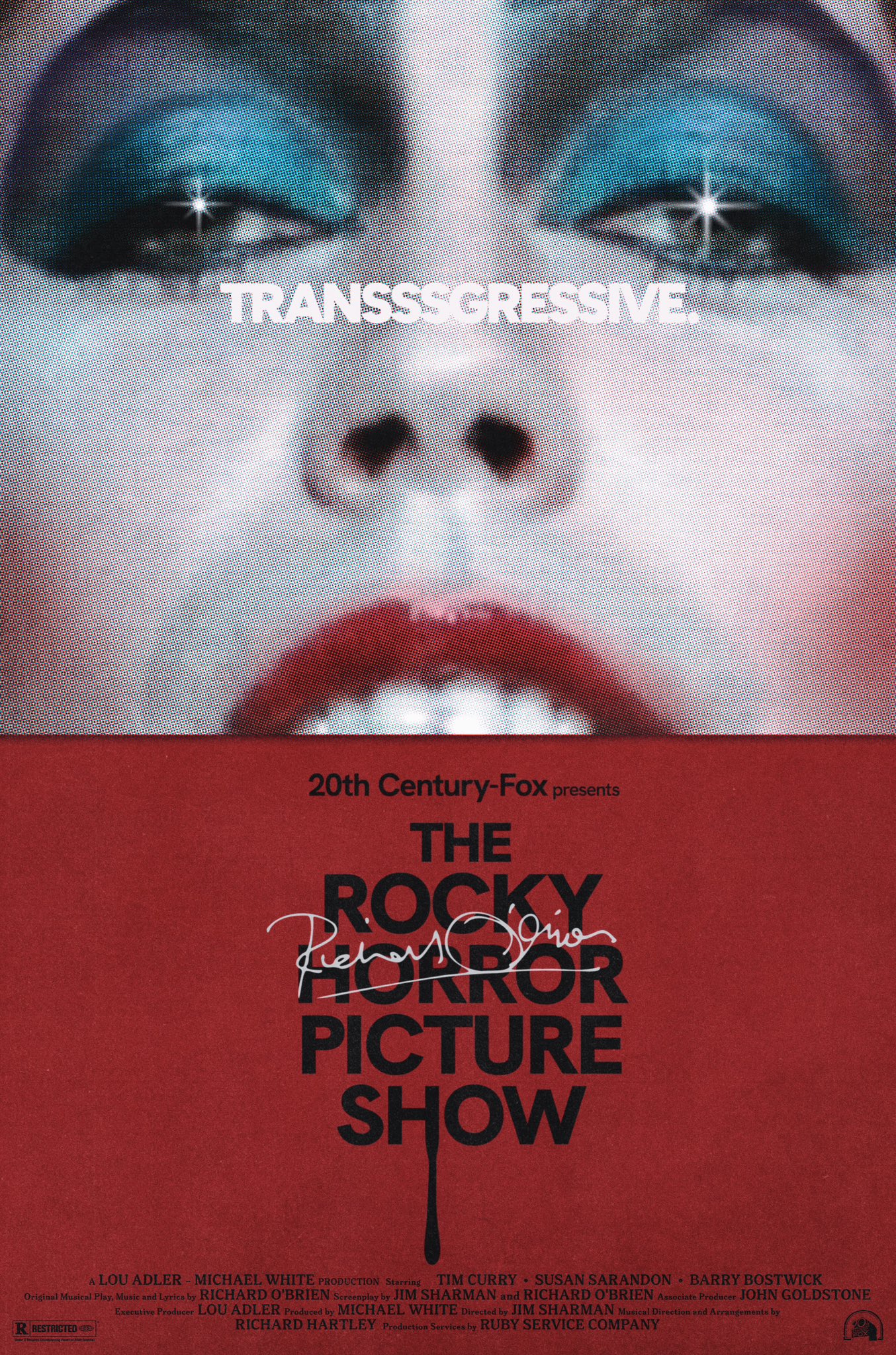 Cartel homenaje Rocky Horror Aleks Phoenix