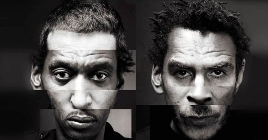 Integrantes de Massive Attack en retrato en blanco y negro, en su regreso a Bogotá con un mensaje de activismo político y ambiental.