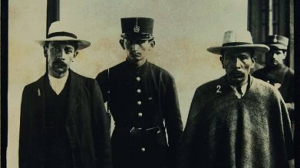 Leovigildo Galarza y Jesús Carvajal, asesinos de Rafael Uribe Uribe y protagonistas de El drama del 15 de octubre.