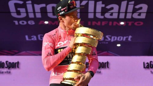 Primož Roglič, uno de los eslovenos que dominan las grandes vueltas junto a Tadej Pogačar